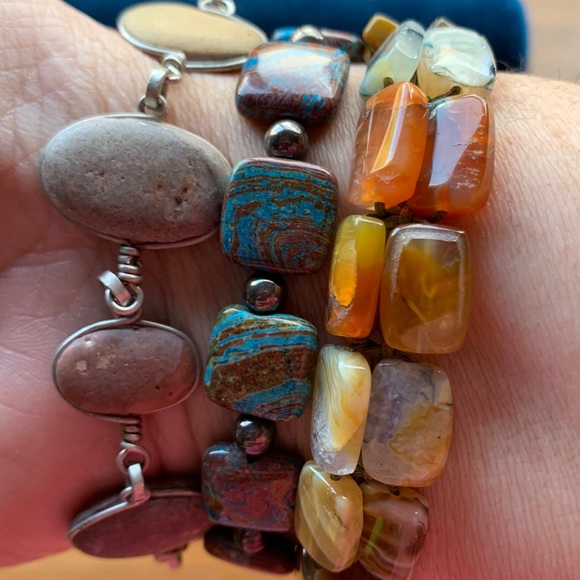 Jewelry - Three stone bracelets bundle